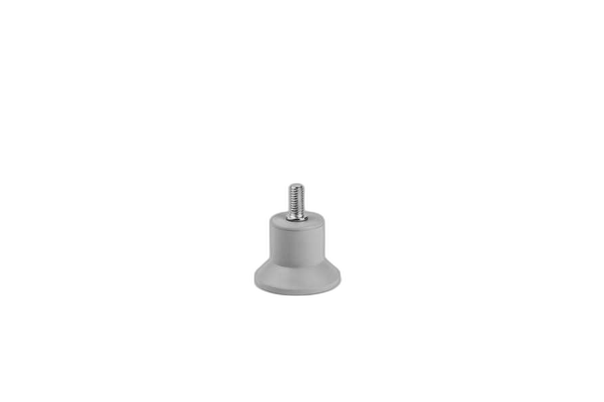 HTS Caster | Smart Modell Grau Stuhlbeine mit Schrauben